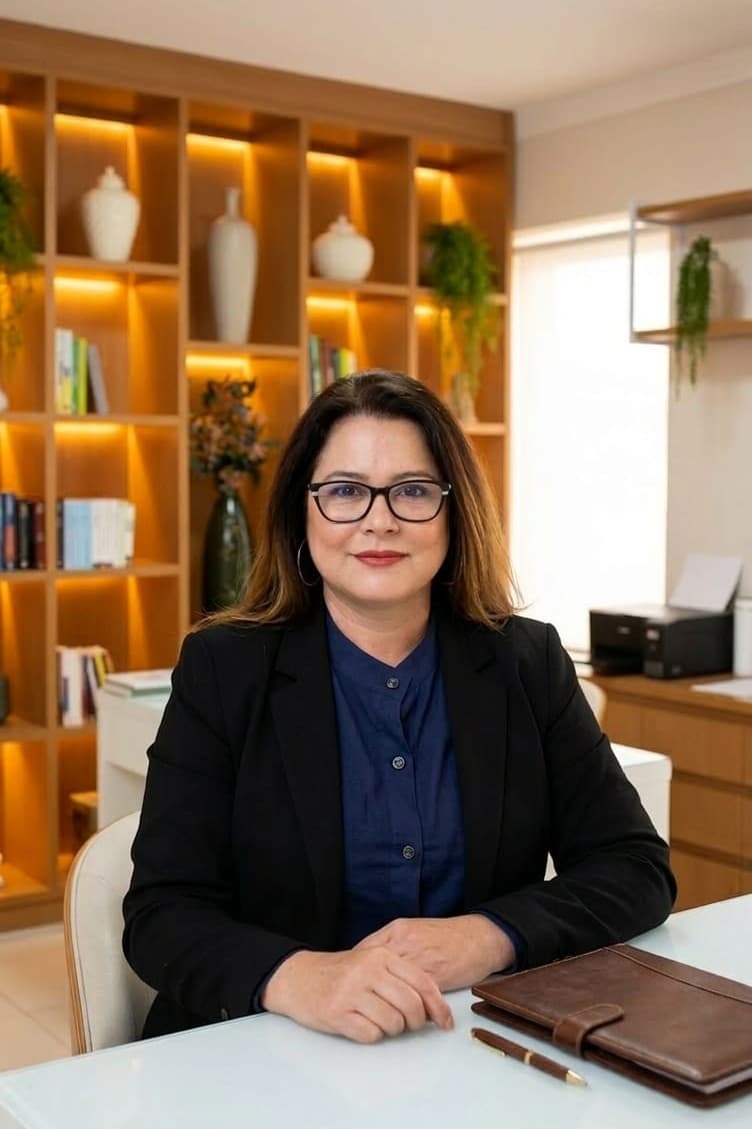 Retrato profissional da psicóloga Denise Donda